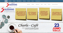 Desktop Screenshot of institutosalesiano.edu.mx